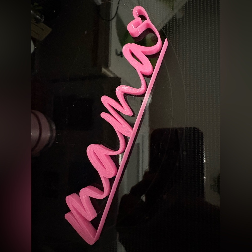 Pink 'Mama' Decorative Decor